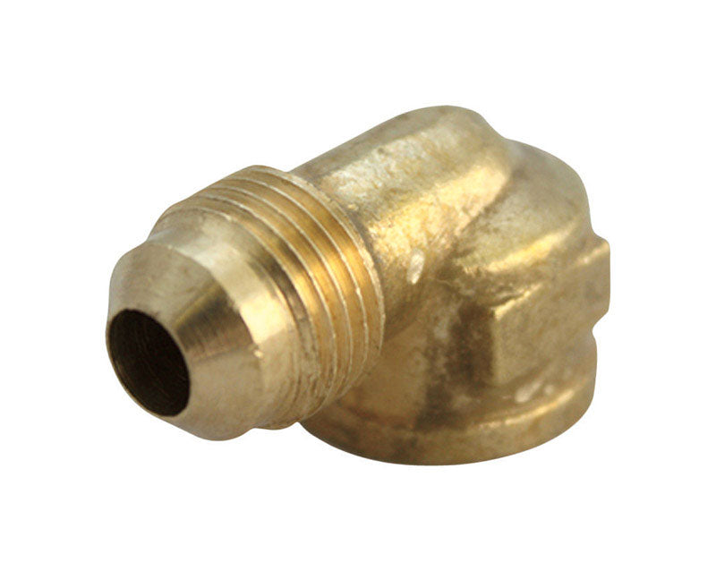 JMF COMPANY - JMF Company 5/8 in. Flare X 1/2 in. D FPT Brass 90 Degree Elbow - Case of 5