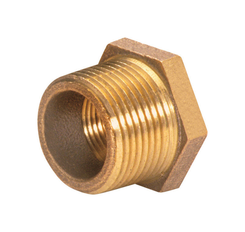 JMF COMPANY - JMF Company 3/4 in. MPT X 3/8 in. D FPT Brass Hex Bushing [4506739]