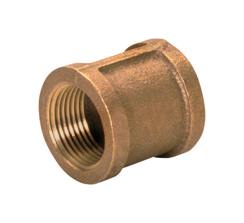 JMF COMPANY - JMF Company 1/8 in. FPT X 1/8 in. D FPT Brass Coupling 5 in. L - Case of 5