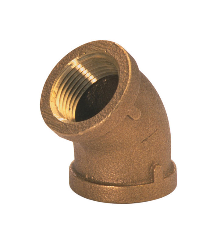 JMF COMPANY - JMF Company 3/4 in. FPT X 3/4 in. D FPT Red Brass 45 Degree Elbow