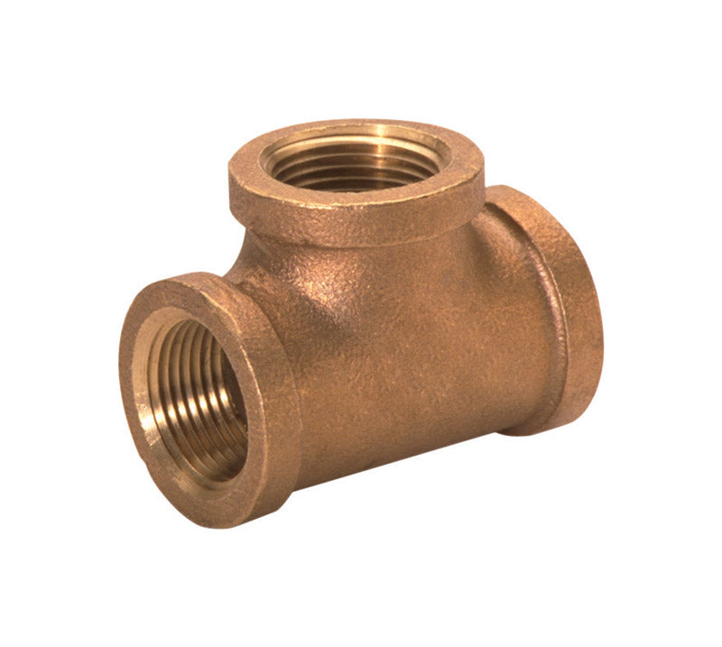 JMF COMPANY - JMF Company 1 in. FPT X 1 in. D FPT Brass Tee