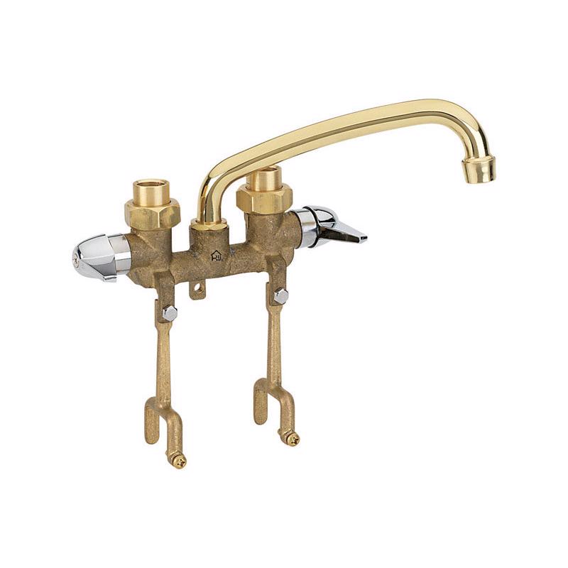 B & K - Homewerks Brass Two-Handle Bathroom Sink Faucet 3 3/8 in.
