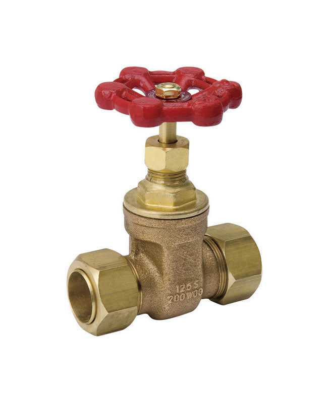 B & K - BK Products ProLine 1/2 in. Comp x Comp Brass Gate Valve