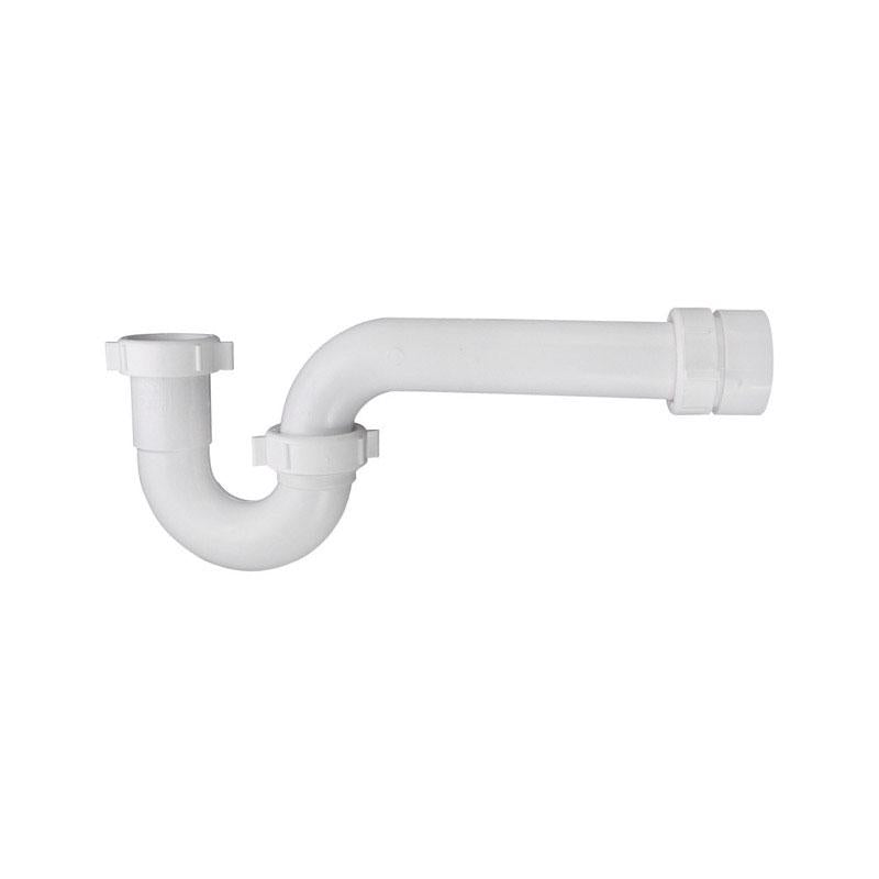 B & K - Keeney 1-1/2 in. Slip in. X 1-1/2 in. D Slip PVC 1-1/4 in. P-Trap 1 pk
