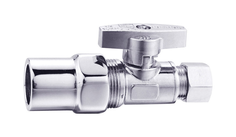 B & K - Keeney CPVC Compression Brass Straight Stop Valve