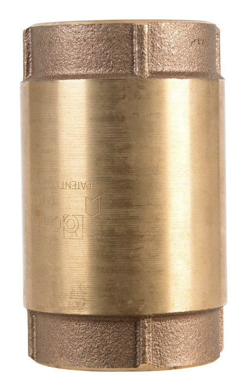 B & K - Campbell 2 in. D FNPT x FNPT Red Brass Spring Loaded Check Valve