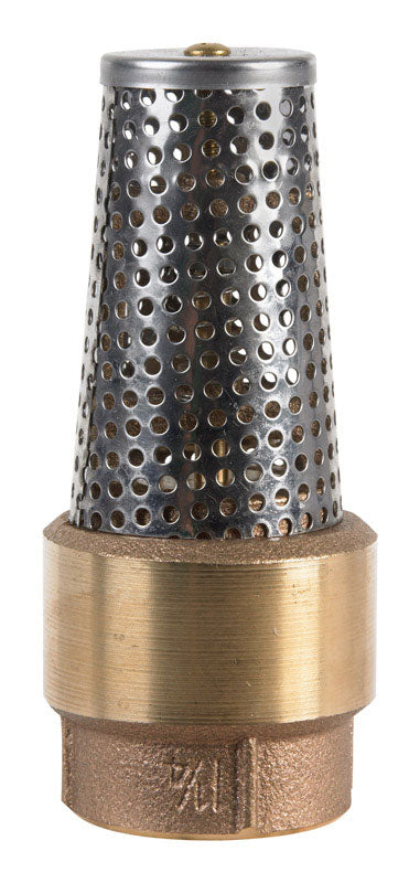 B & K - Campbell 1-1/4 in. D X 1-1/4 in. D FNPT x FNPT Brass Foot Valve