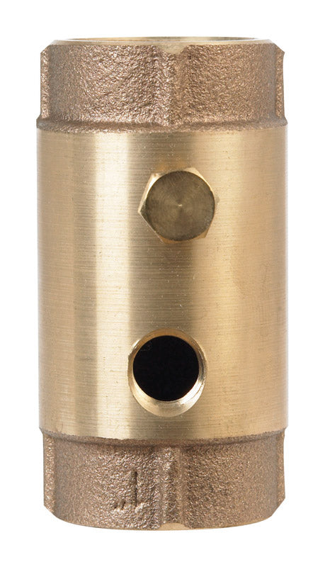 B & K - Campbell 1 in. D X 1 in. D Red Brass Spring Loaded Check Valve
