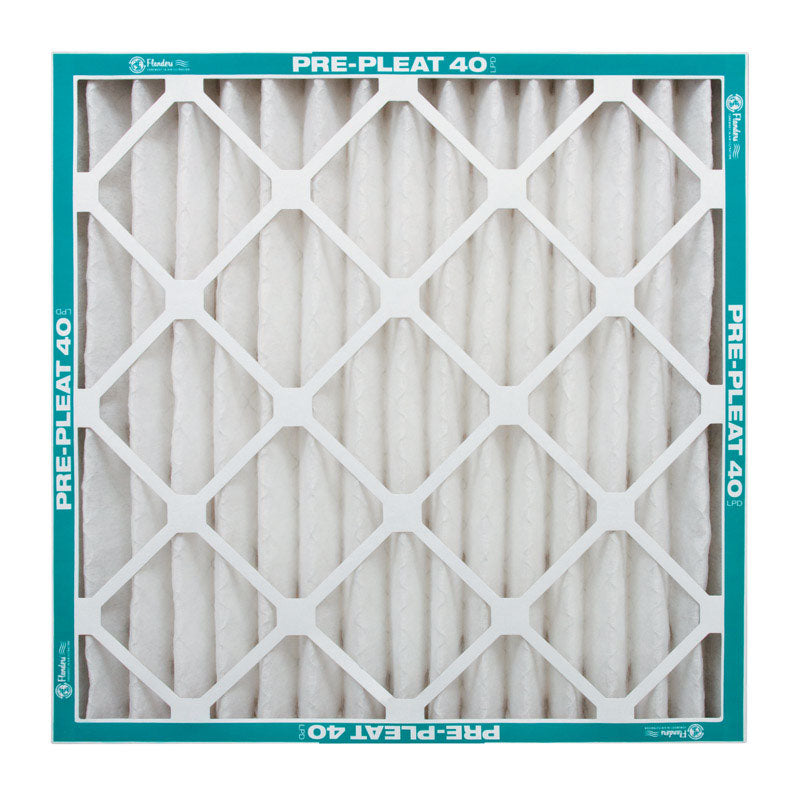 B & K - AAF Flanders Pre-Pleat 30 in. W X 18 in. H X 1 in. D Synthetic 8 MERV Pleated Air Filter 1 pk - Case of 12