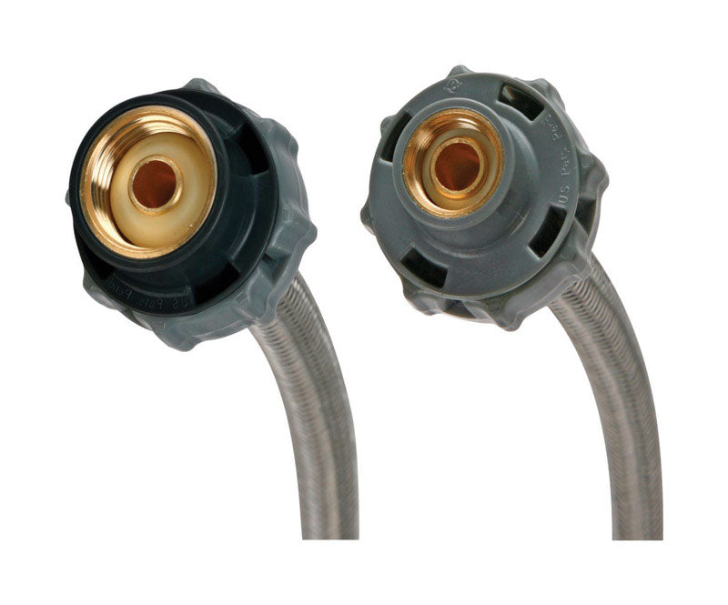 B & K - Fluidmaster 3/8 in. Compression X 1/2 in. D FIP 16 in. Stainless Steel Supply Line