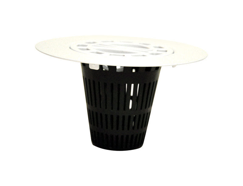 B & K - Danco 4-1/4 in. Polished Plastic Shower Drain Strainer