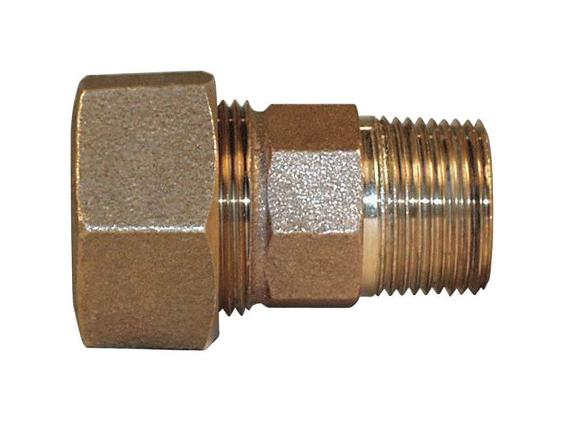 B & K - Legend 3/4 in. Compression X 3/4 in. D MNPT Bronze Coupling