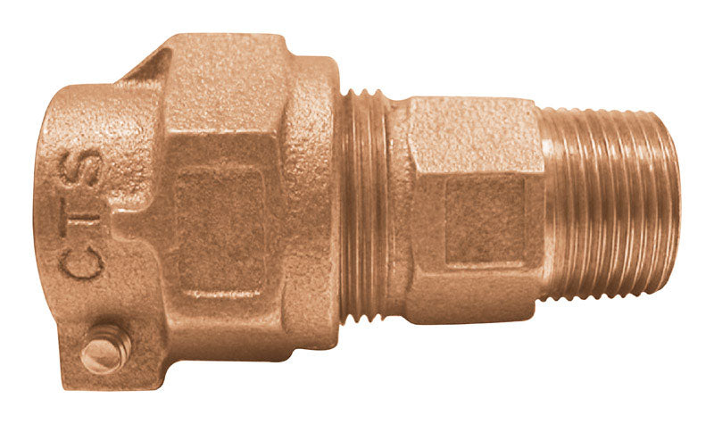 B & K - Legend 1 in. MNPT X 1 in. D PACK JOINT Bronze Coupling