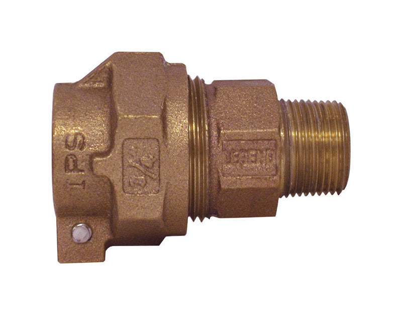 B & K - Legend 3/4 in. IPS X 3/4 in. D MNPT Bronze Coupling