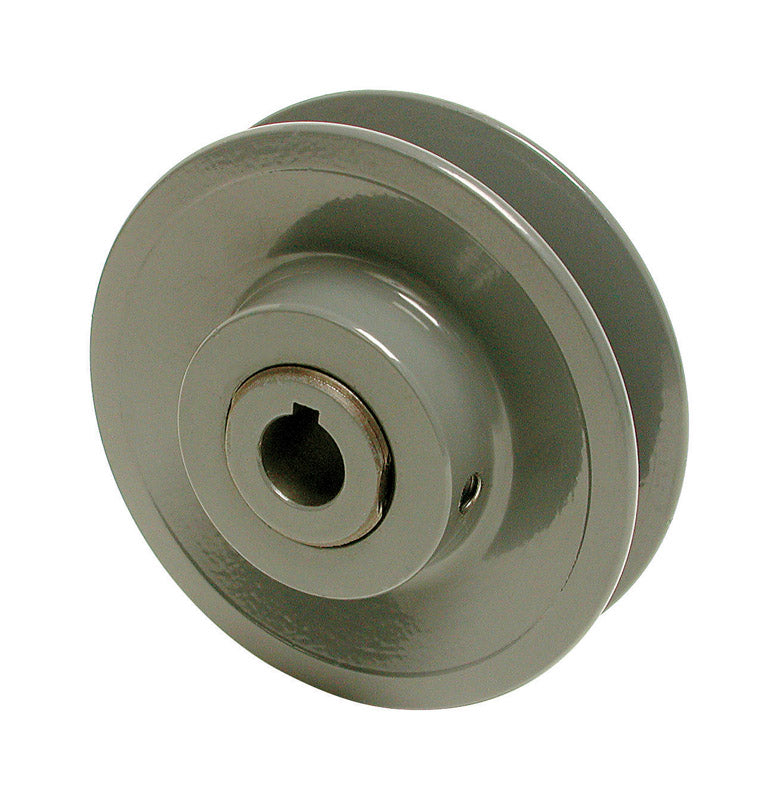 B & K - Dial 1/2 in. H X 3-3/4 in. W Gray Cast Iron Variable Motor Pulley