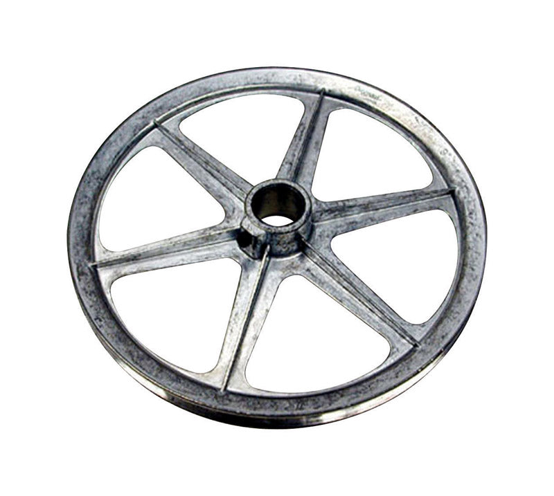 B & K - Dial 8 in. D Silver Zinc Blower Pulley