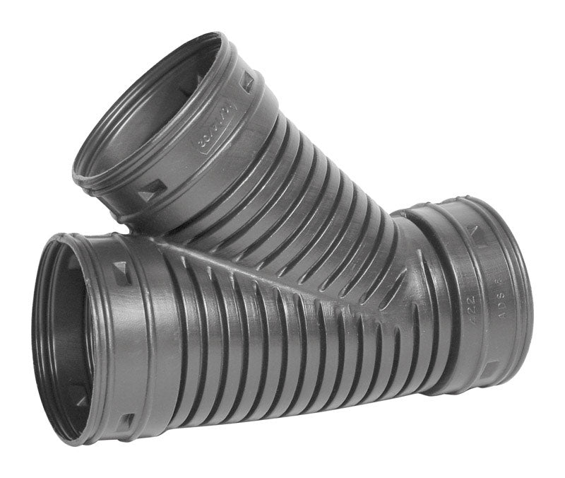 B & K - Advance Drainage Systems Schedule 40 6 in. Snap X 6 in. D Snap Polyethylene 16 in. Wye 2 pk