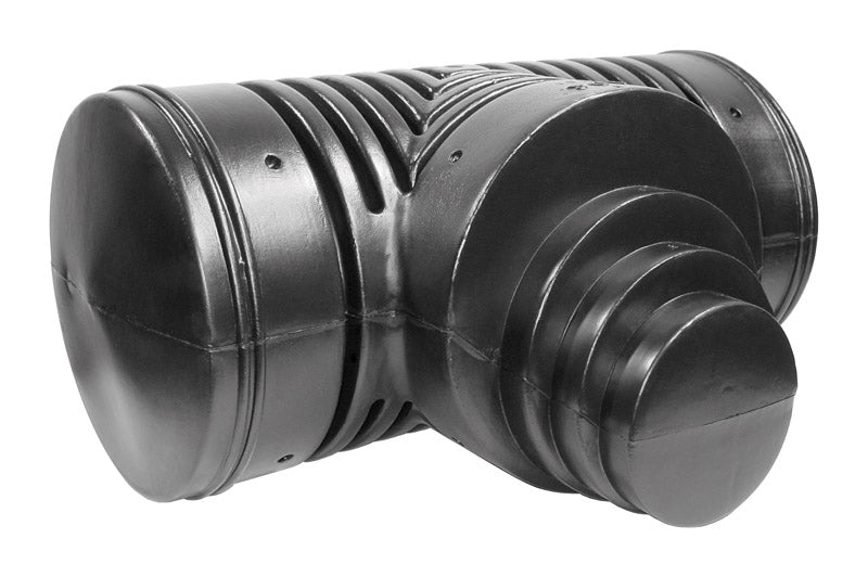 B & K - Advance Drainage Systems 6 in. Snap X 6 in. D Snap Polyethylene 16 in. Tee 3 pk