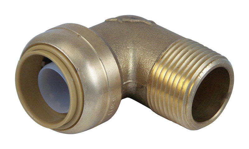SHARKBITE - SharkBite Push to Connect 3/4 in. Push X 3/4 in. D MNPT Brass Elbow