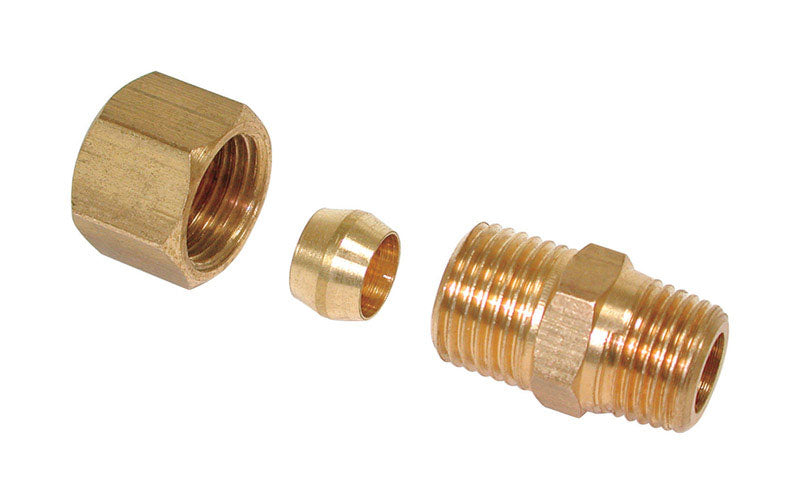 B & K - Dial 1/4 in. H X 1/8 in. W Brass Coupling Union