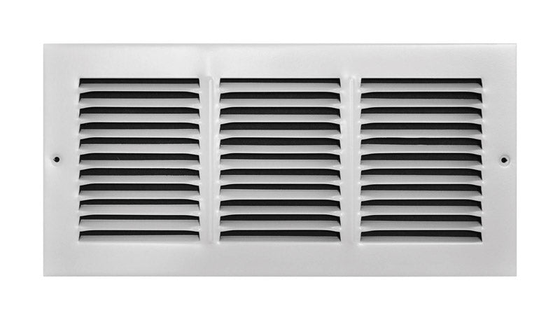TRUE AIRE - Tru Aire 6 in. H X 14 in. W 1-Way Powder Coat White Steel Return Air Grille
