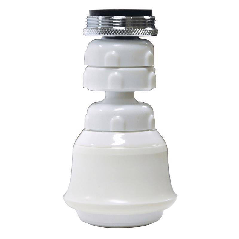 B & K - Danco Dual Thread 15/16 in.- 27M x 55/64 in.-27F White Swivel Sprayrator