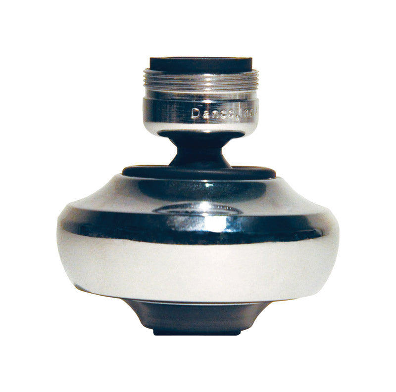 B & K - Danco Dual Thread 15/16 in.- 27M x 55/64 in.-27F Chrome Swivel Sprayrator [9D00010501]