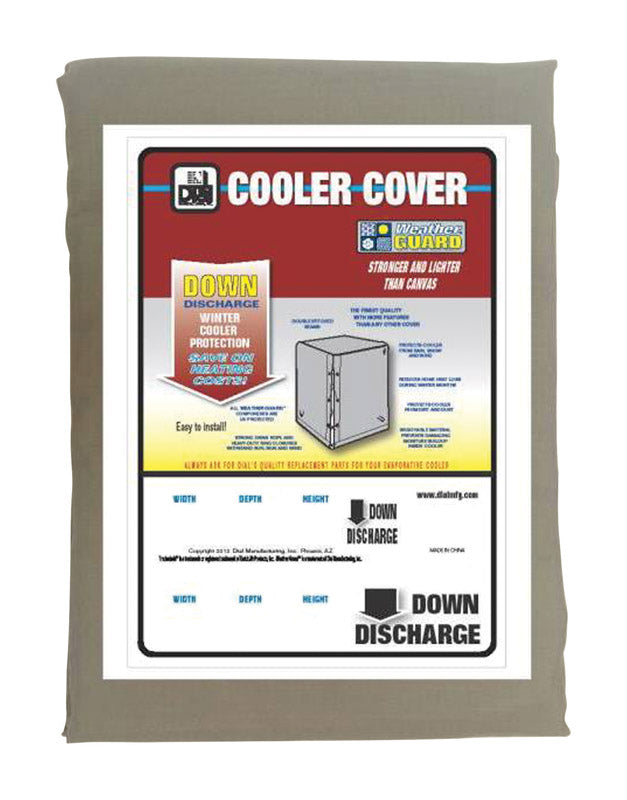 B & K - Dial 29 in. H X 41 in. W Gray Polyester Evaporative Cooler Cover