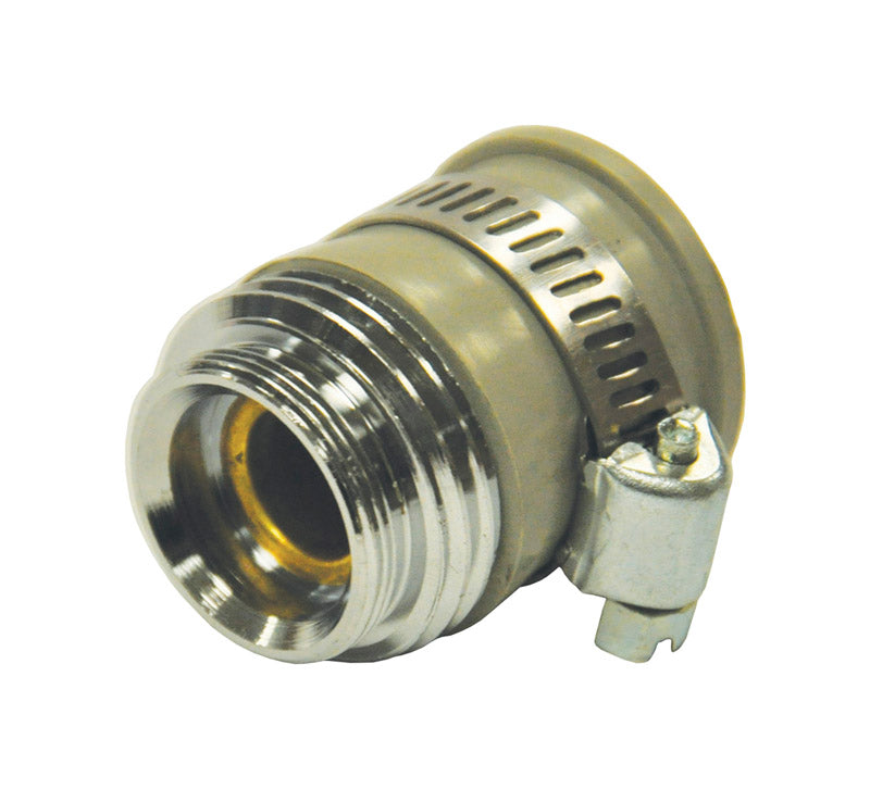 B & K - Danco 55/64 in.-27 or Female3/4 in. in. Brass Female/Male Garden Hose Aerator Adapter