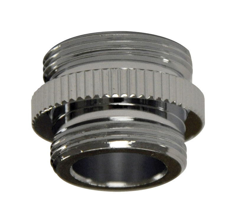 B & K - Danco Male Thread 3/8 in.-18 IPS x Male 55/64 in.-27 Chrome Dishwasher Adapter
