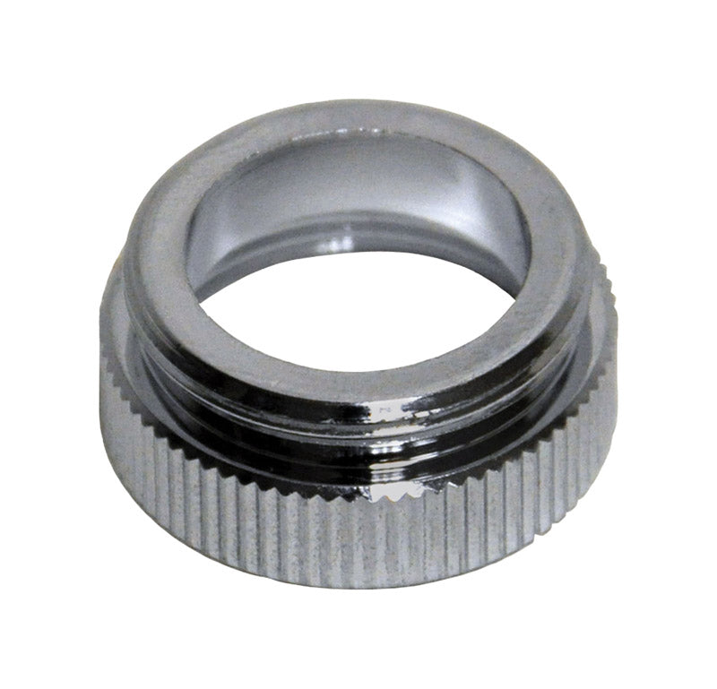 B & K - Danco Male Thread 55/64 in.-27M x 13/16 in.-24F Chrome Plated Aerator Adapter