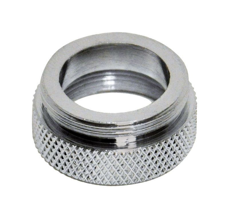 B & K - Danco Dual Thread 3/4 in.-27F x 55/64 in.-27M Chrome Aerator Adapter