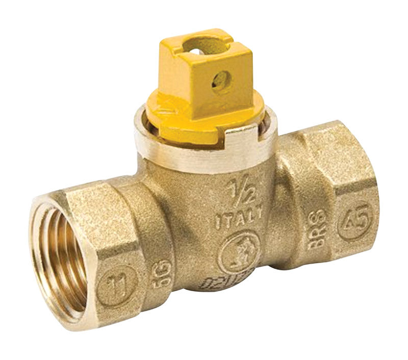 B & K - BK Products ProLine 1/2 in. Brass FIP Gas Ball Valve