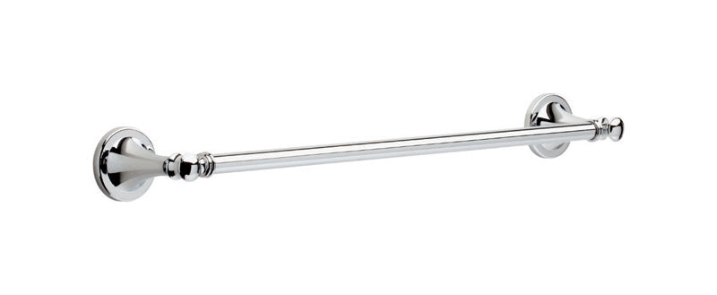 B & K - Delta Silverton Polished Chrome Towel Bar 18 in. L Die Cast Zinc
