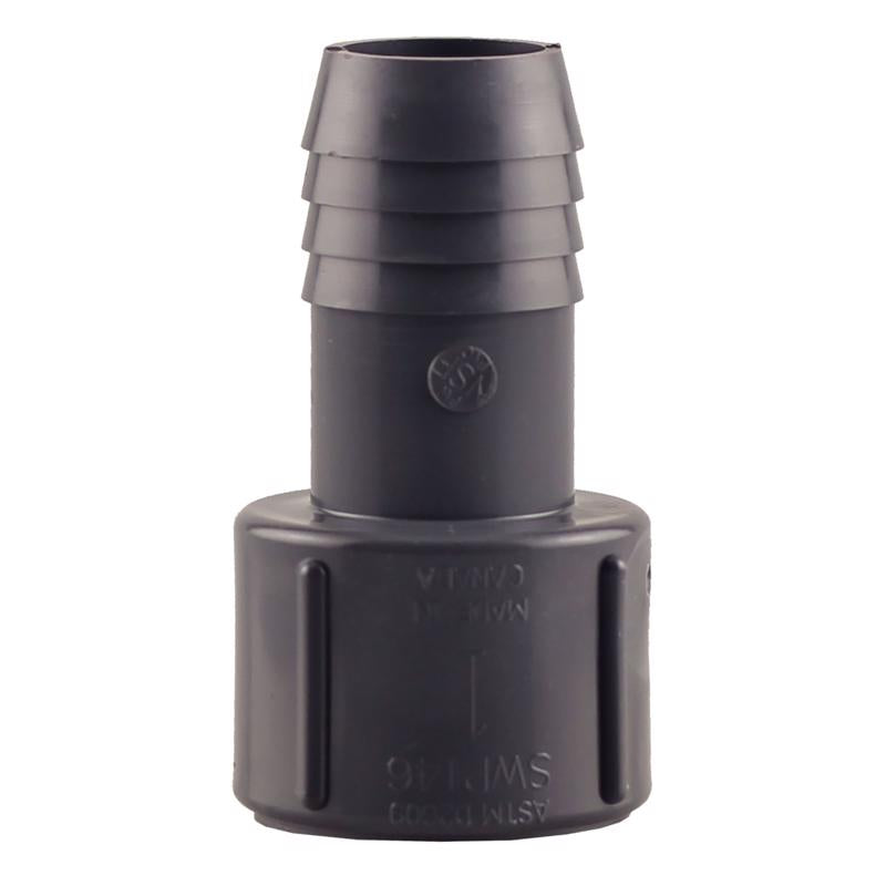 BOSHART INDUSTRIES - Boshart Industries 1 in. FPT in. X 1 in. D Insert Polypropylene Female Adapter 10 pk