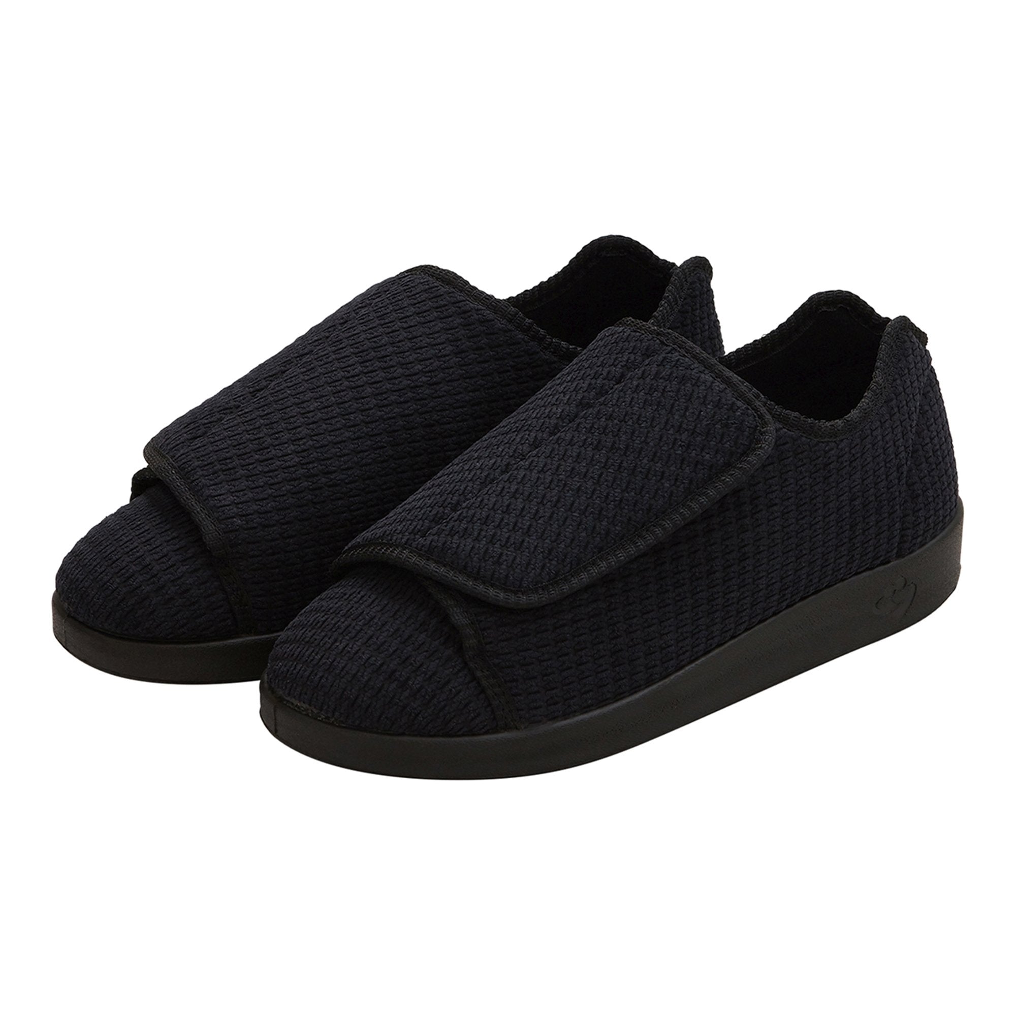 Silverts Adaptive LLC - Slippers Silverts® Male Adult Size 7 / 2X-Wide Hard Sole Single Patient Use Black [1/PR]