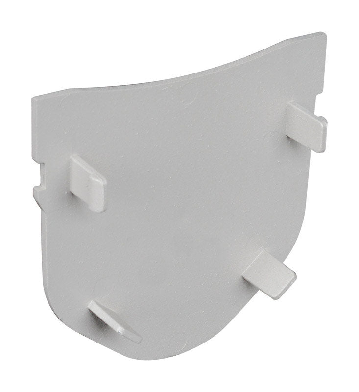 B & K - Fernco StormDrain Plus 4-11/16 in. Gray Rectangle Plastic End Cap