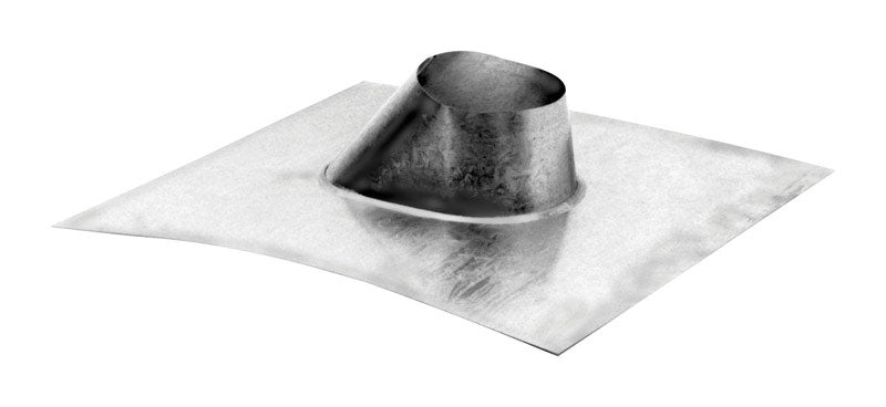 B & K - DuraVent 4 in. W X 4 in. L Steel Pelvent Roof Flashing Silver - Case of 2