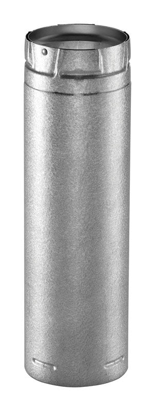 B & K - DuraVent 4 in. D X 12 in. L Stainless Steel Vent Pipe