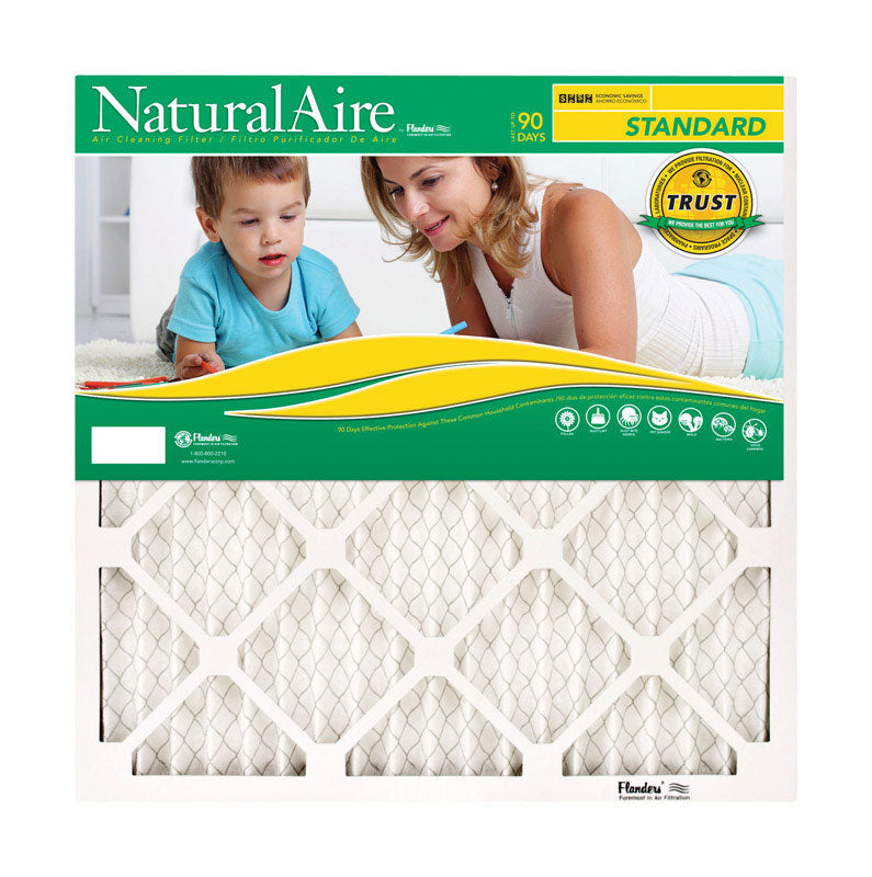 B & K - NaturalAire 19-1/2 in. W X 21-1/2 in. H X 1 in. D Pleated 8 MERV Pleated Air Filter 1 pk - Case of 12