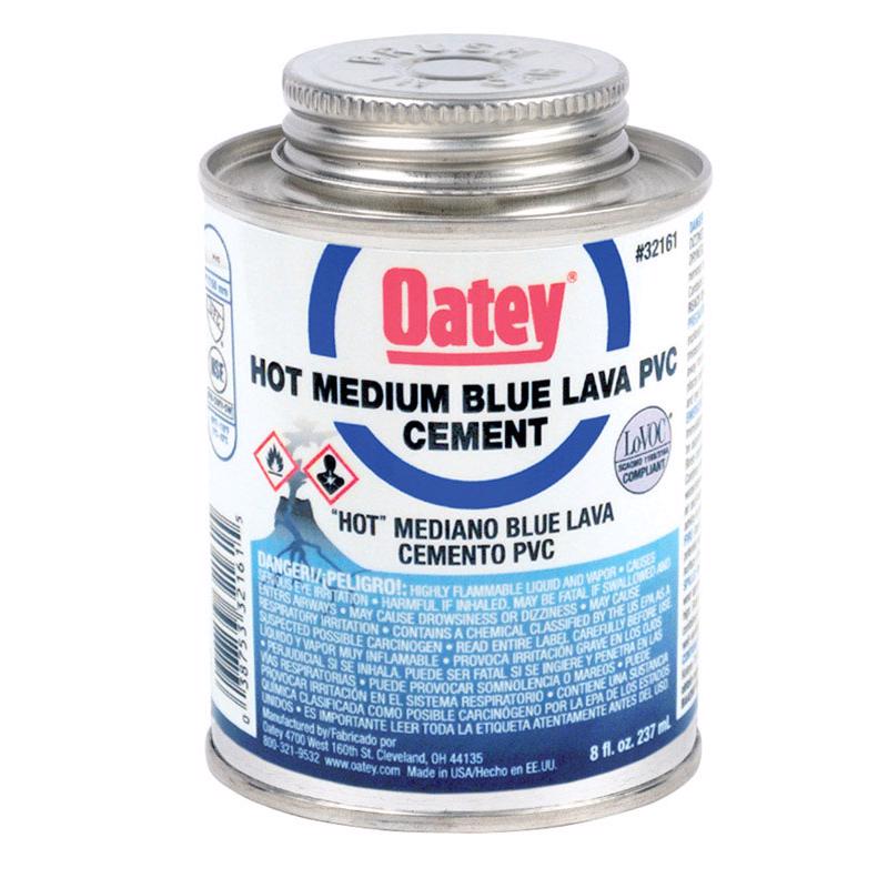 B & K - Oatey Lava Hot Blue Cement For PVC 8 oz