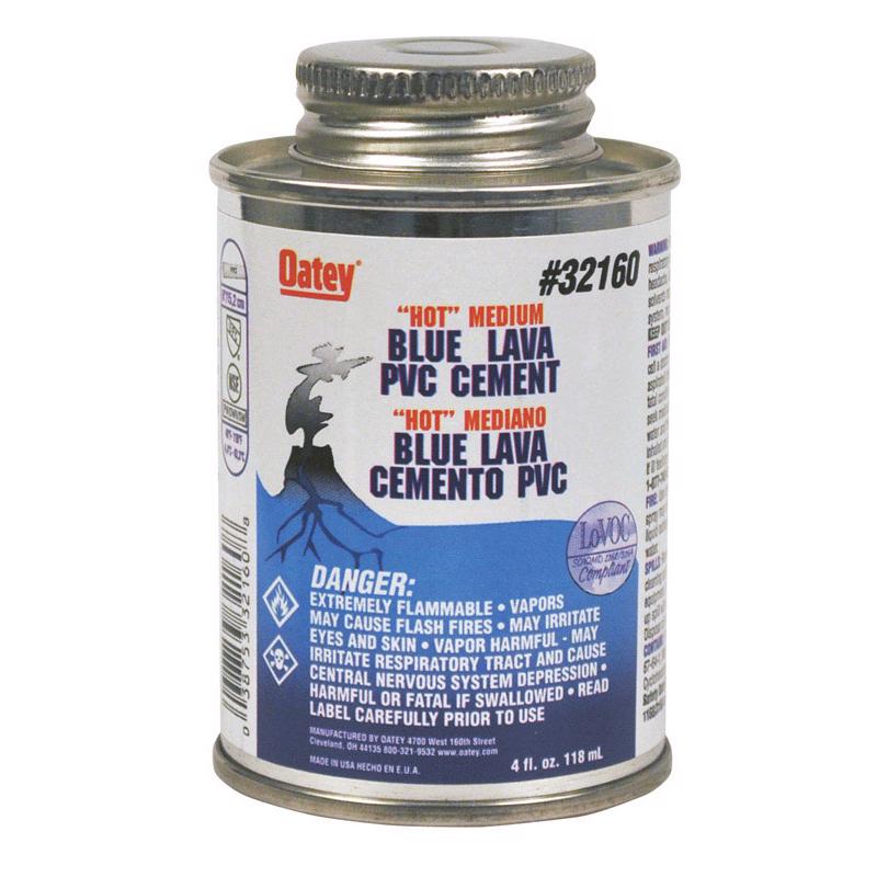 B & K - Oatey Lava Hot Blue Cement For PVC 4 oz