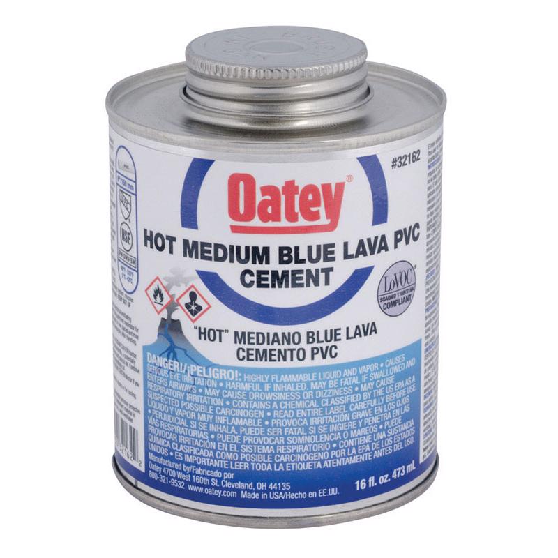 B & K - Oatey Lava Hot Blue Cement For PVC 16 oz