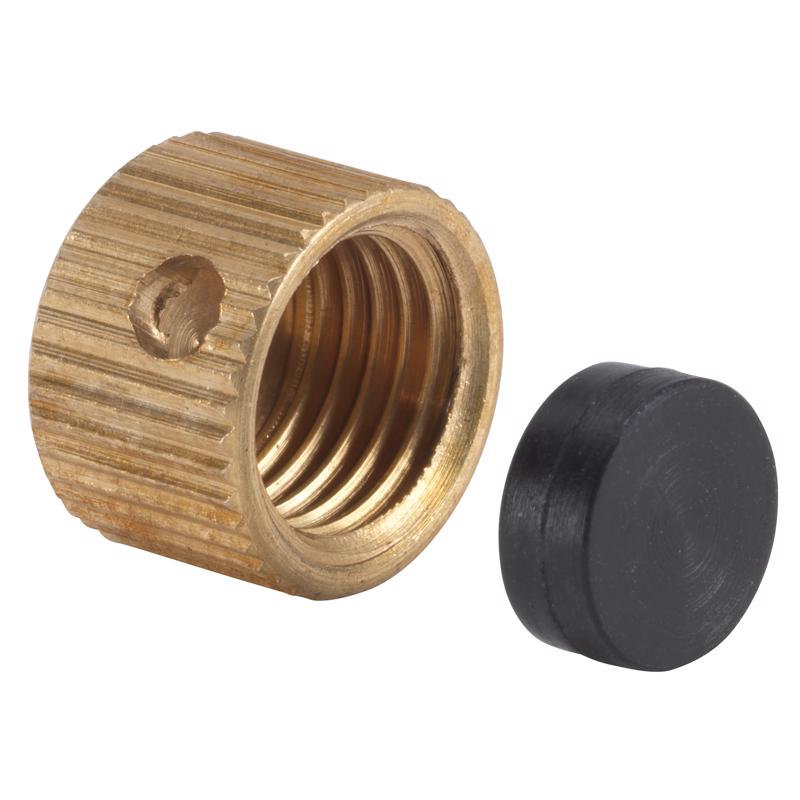 B & K - Homewerks Brass Drain Cap 1 pc