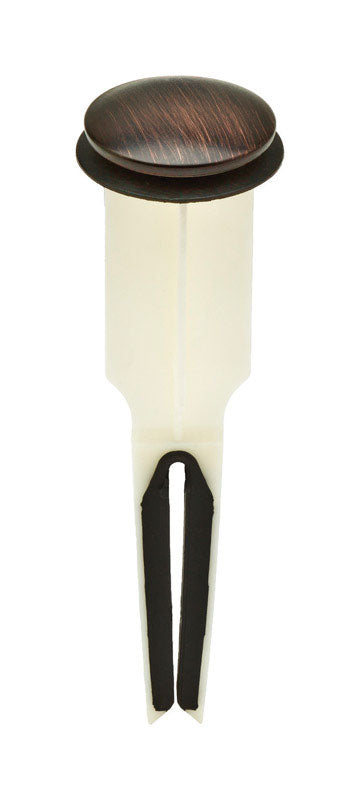 B & K - EasyPopUp Oil Rubbed Bronze Plastic Pop-Up Drain Stopper