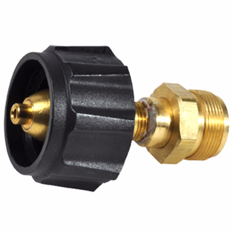 B & K - Mr. Heater 1 in. D Brass End Fitting w/Acme Nut x Male Throwaway Cylinder Thread Cylinder Adapter