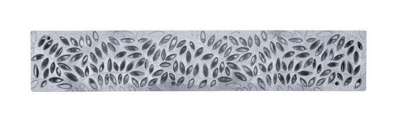 B & K - NDS Spee-D 24 in. Gray Rectangle Polyolefin Channel Grate