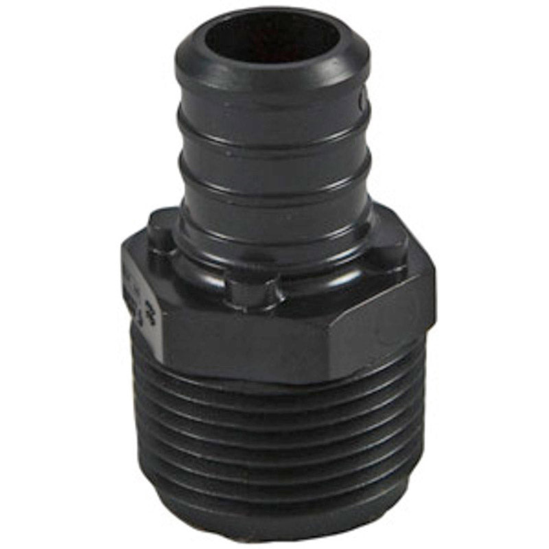B & K - SharkBite 3/4 in. Barb X 3/4 in. D MPT Plastic Male Connector