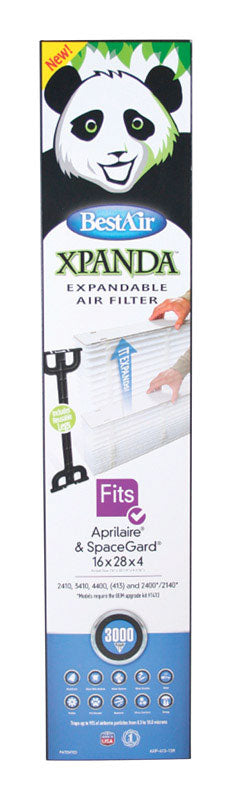 B & K - BestAir XPANDA 16 in. W X 28 in. H X 4 in. D 13 MERV Pleated Air Filter 1 pk - Case of 2
