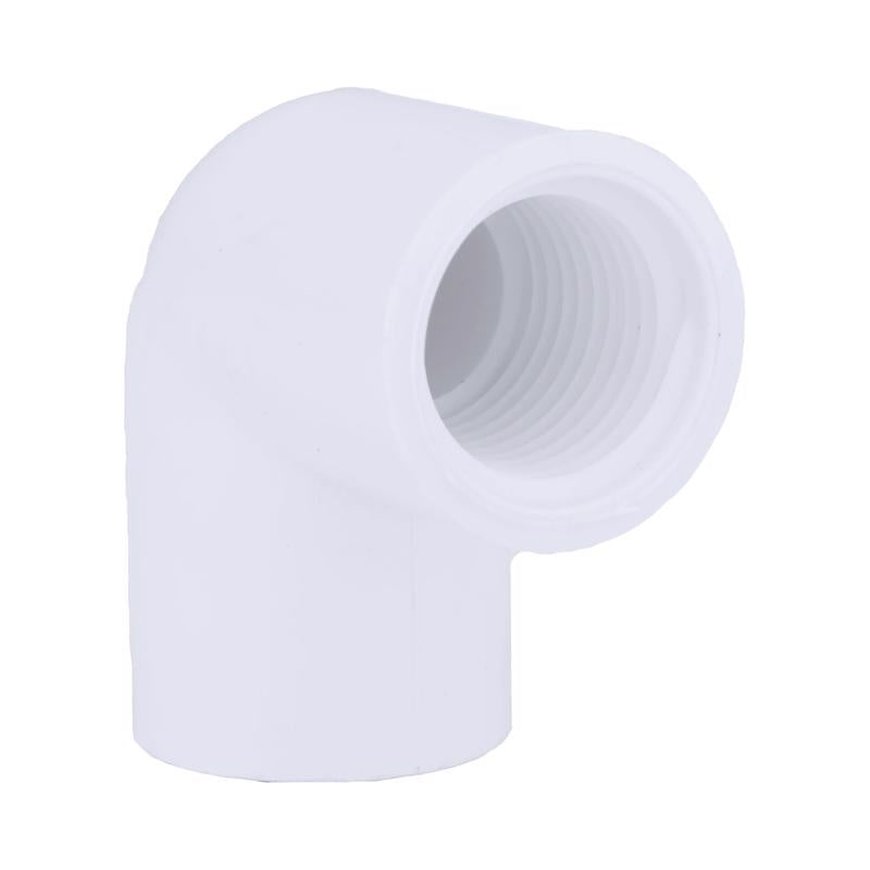 CHARLOTTE PIPE - Charlotte Pipe Schedule 40 1/2 in. FPT X 1/2 in. D FPT PVC Elbow 1 pk - Case of 25